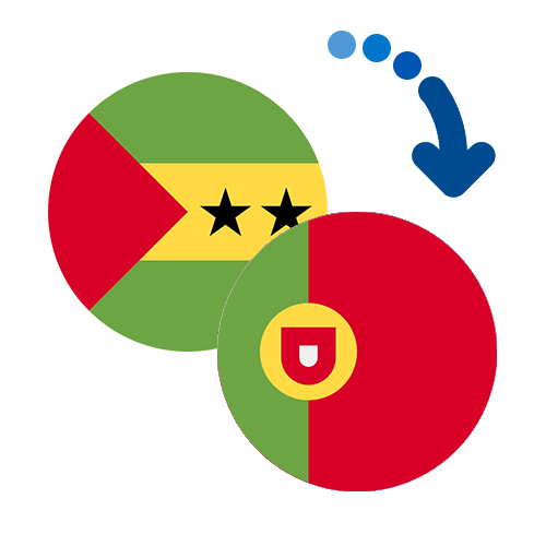 How to send money from São Tomé and Príncipe to Portugal