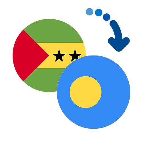 How to send money from São Tomé and Príncipe to Palau