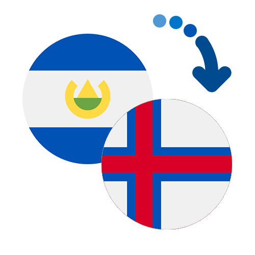 Wie kann man online Geld von El Salvador auf die Färöer Inseln senden?