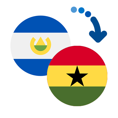 Wie kann man online Geld von El Salvador nach Ghana senden?