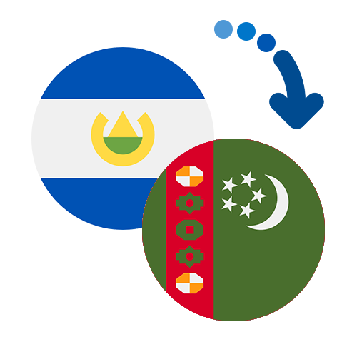 Wie kann man online Geld von El Salvador nach Turkmenistan senden?