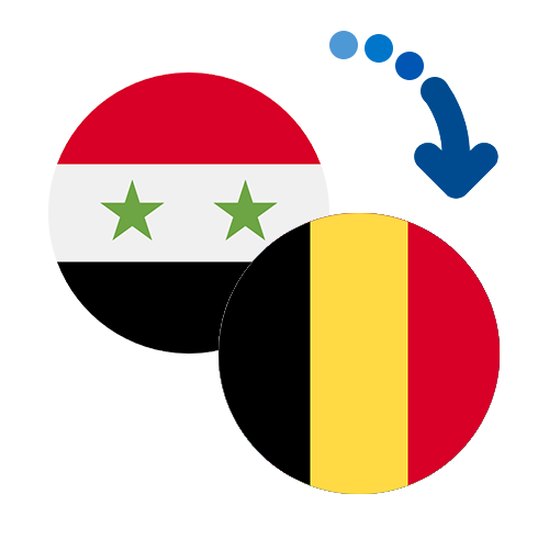 Wie kann man online Geld von Syrien nach Belgien senden?