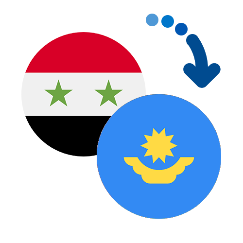 Wie kann man online Geld von Syrien nach Kasachstan senden?