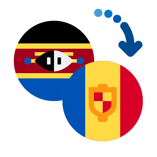 ¿Cómo mandar dinero de Suazilandia a Andorra?