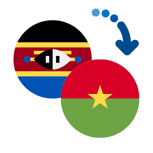 ¿Cómo mandar dinero de Suazilandia a Burkina Faso?