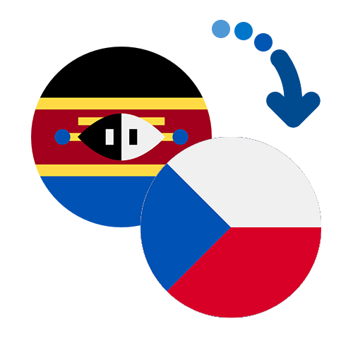 ¿Cómo mandar dinero de Suazilandia a la República Checa?