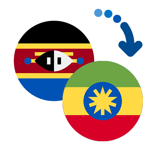 Wie kann man online Geld von Swasiland nach Äthiopien senden?
