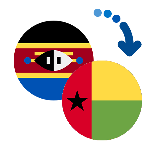 ¿Cómo mandar dinero de Suazilandia a Guinea-Bissau?