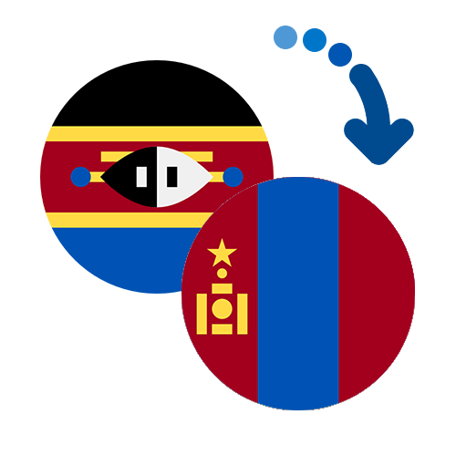 ¿Cómo mandar dinero de Suazilandia a Mongolia?