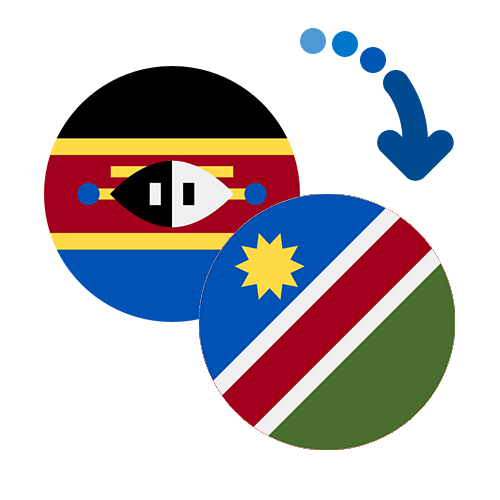 How to send money from Swaziland to Namibia