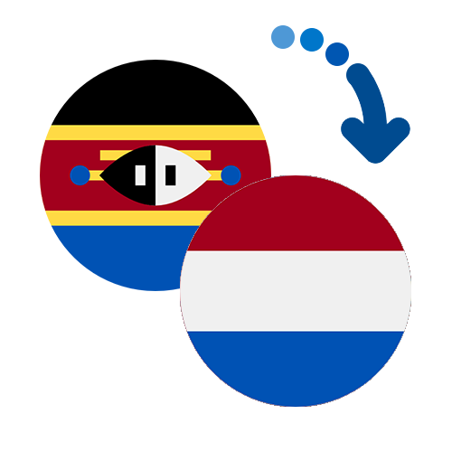 Wie kann man online Geld von Swasiland in die Niederländische Antillen senden?