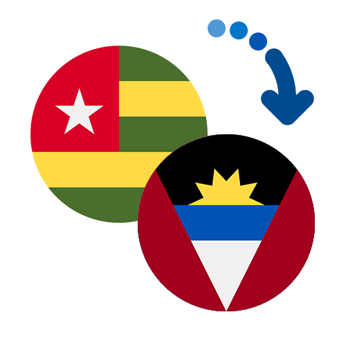 Wie kann man online Geld von Togo nach Antigua und Barbuda senden?