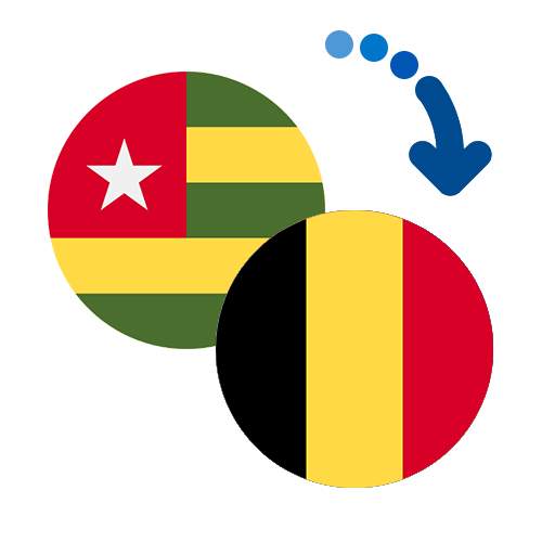 ¿Cómo mandar dinero de Togo a Bélgica?