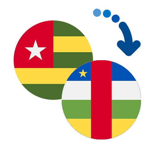 Wie kann man online Geld von Togo in die Zentralafrikanische Republik senden?