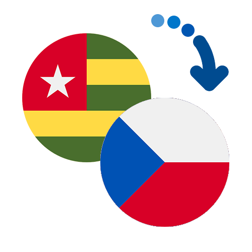 Wie kann man online Geld von Togo in die Tschechische Republik senden?