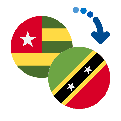 ¿Cómo mandar dinero de Togo a San Cristóbal y Nieves?