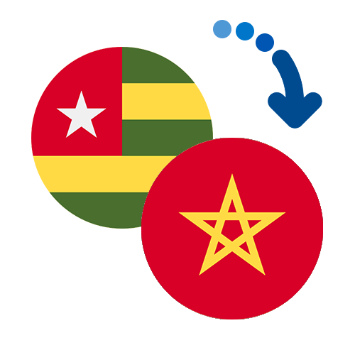Wie kann man online Geld von Togo nach Marokko senden?