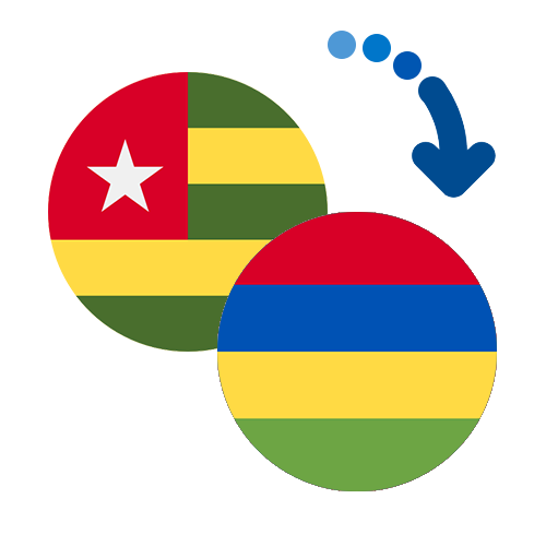 Wie kann man online Geld von Togo nach Mauritius senden?