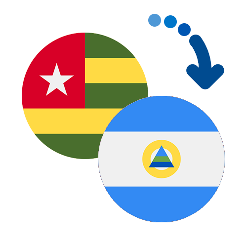 Wie kann man online Geld von Togo nach Nicaragua senden?