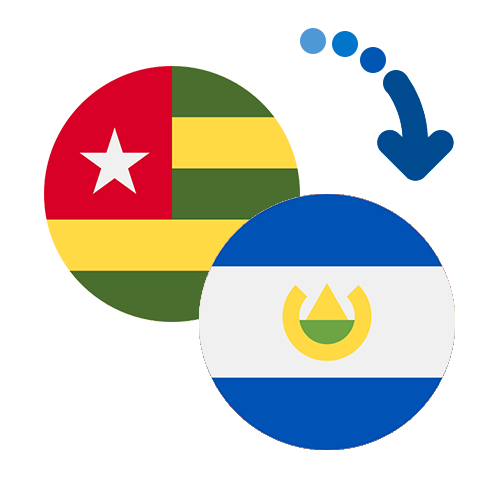 Wie kann man online Geld von Togo nach El Salvador senden?