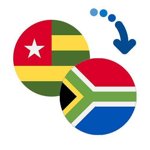 Jak wysłać pieniądze z Togo do Republiki Południowej Afryki online?