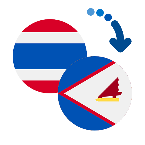 Wie kann man online Geld von Thailand nach Amerikanisch-Samoa senden?