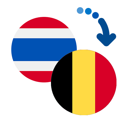 How to send money from Thailand to Belgium