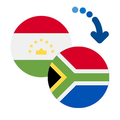 ¿Cómo mandar dinero de Tayikistán a Sudáfrica?