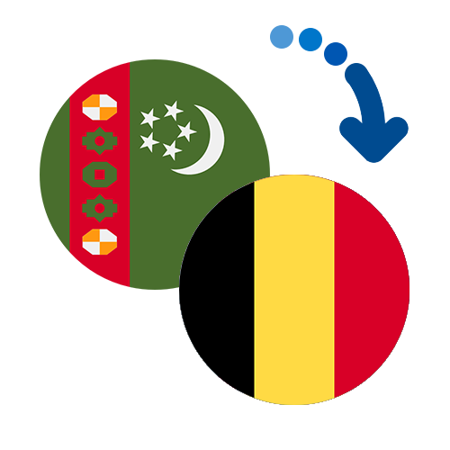 How to send money from Turkmenistan to Belgium