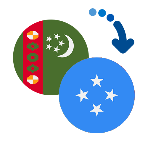 ¿Cómo mandar dinero de Turkmenistán a Micronesia?