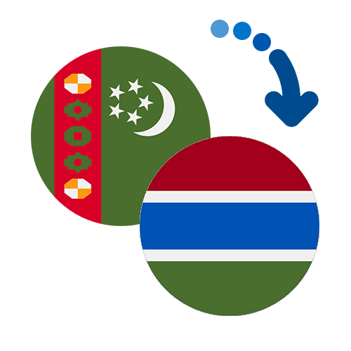 ¿Cómo mandar dinero de Turkmenistán a Gambia?