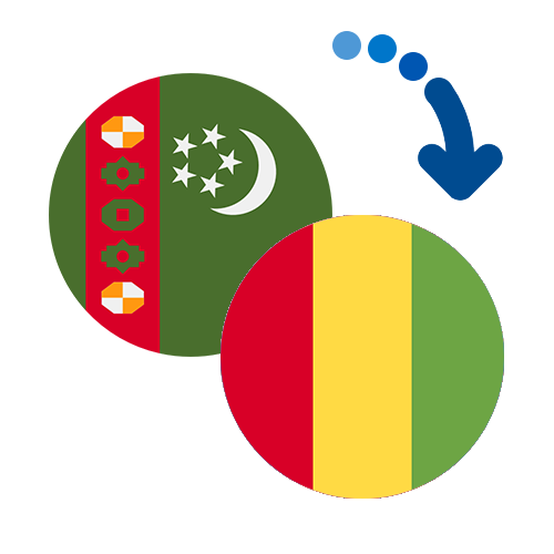 ¿Cómo mandar dinero de Turkmenistán a Guinea?
