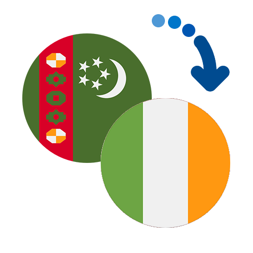Wie kann man online Geld von Turkmenistan nach Irland senden?