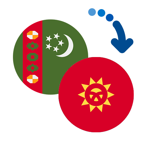 Wie kann man online Geld von Turkmenistan nach Kirgisistan senden?