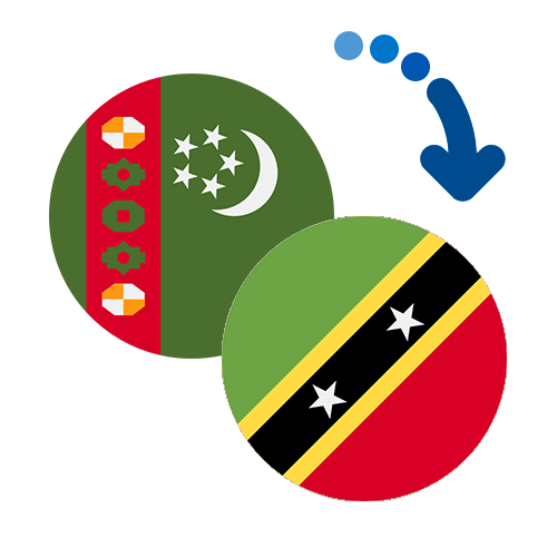 Jak wysłać pieniądze z Turkmenistanu do Saint Kitts i Nevis online?
