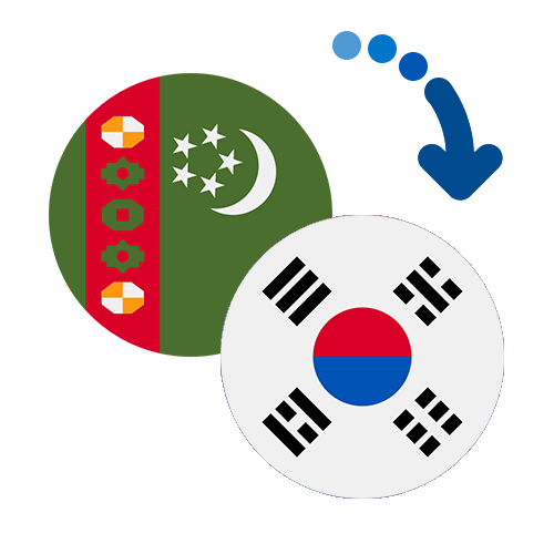 How to send money from Turkmenistan to South Korea