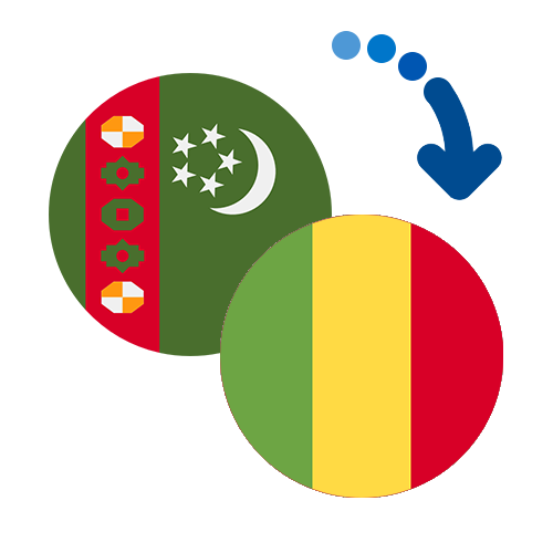 Wie kann man online Geld von Turkmenistan nach Mali senden?