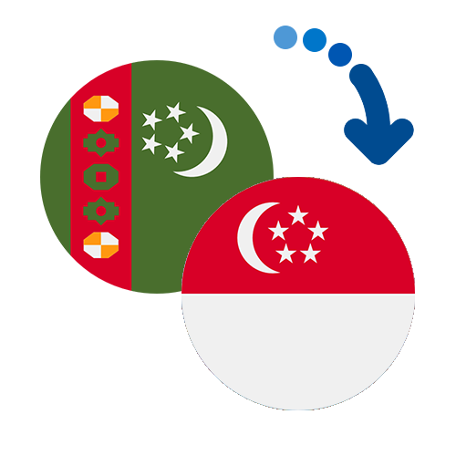 Wie kann man online Geld von Turkmenistan nach Singapur senden?