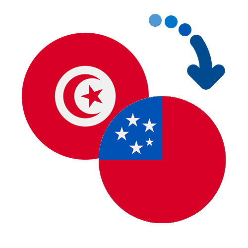 Wie kann man online Geld von Tunesien nach Samoa senden?