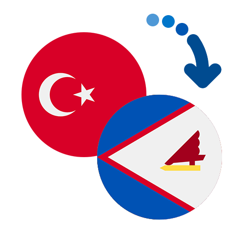 ¿Cómo mandar dinero de Turquía a Samoa Americana?