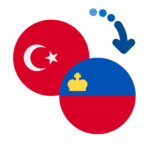 Wie kann man online Geld von der Türkei nach Liechtenstein senden?