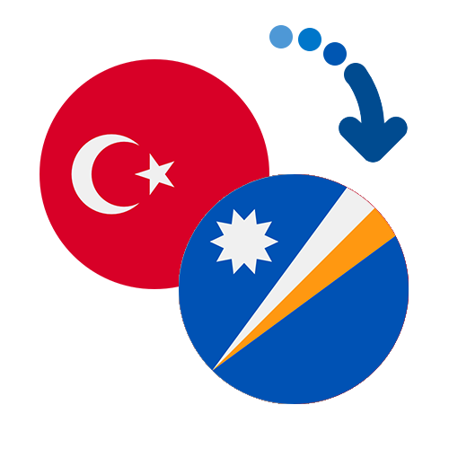 Wie kann man online Geld von der Türkei auf die Marshallinseln senden?