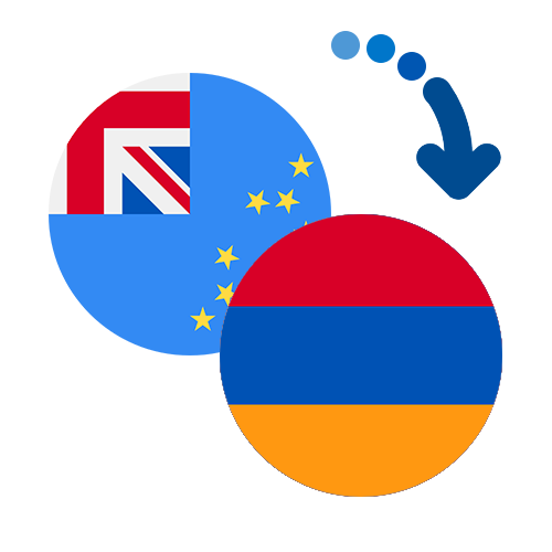 ¿Cómo mandar dinero de Tuvalu a Armenia?