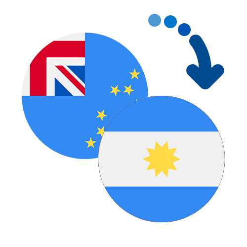 Wie kann man online Geld von Tuvalu nach Argentinien senden?