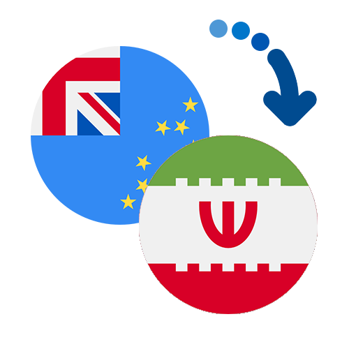 Wie kann man online Geld von Tuvalu in den Iran senden?