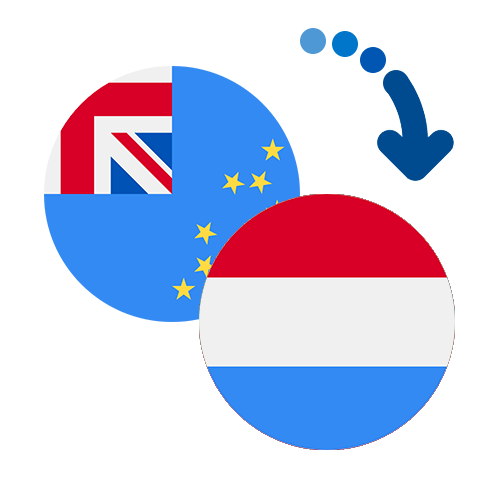 Wie kann man online Geld von Tuvalu nach Luxemburg senden?
