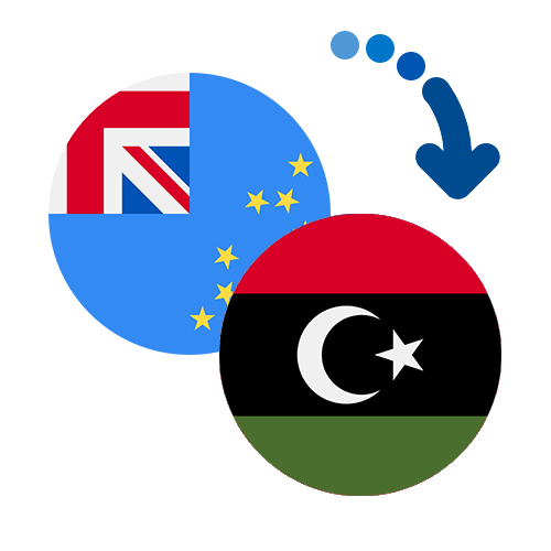 ¿Cómo mandar dinero de Tuvalu a Libia?