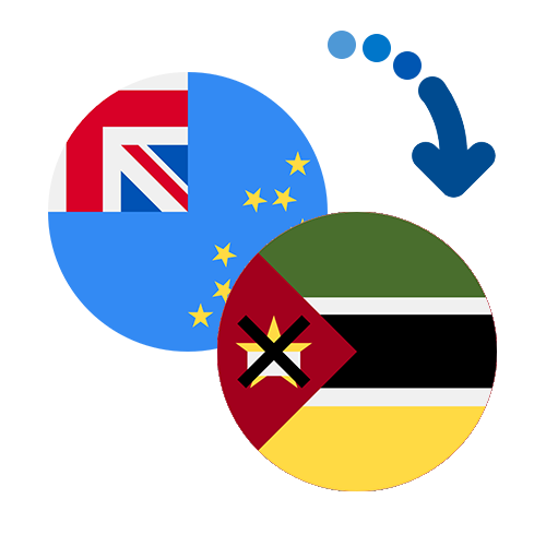 ¿Cómo mandar dinero de Tuvalu a Mozambique?