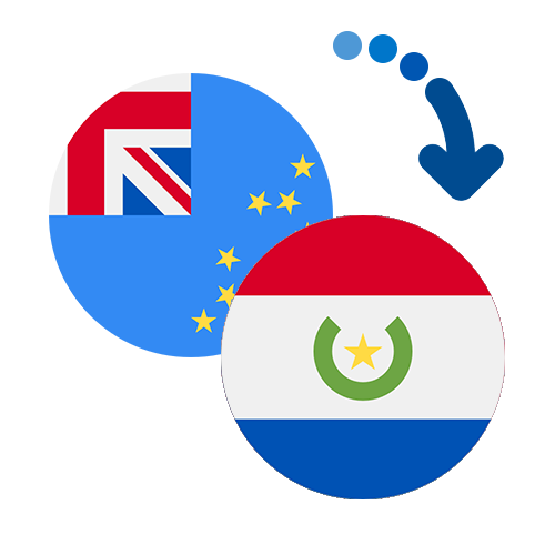 Wie kann man online Geld von Tuvalu nach Paraguay senden?