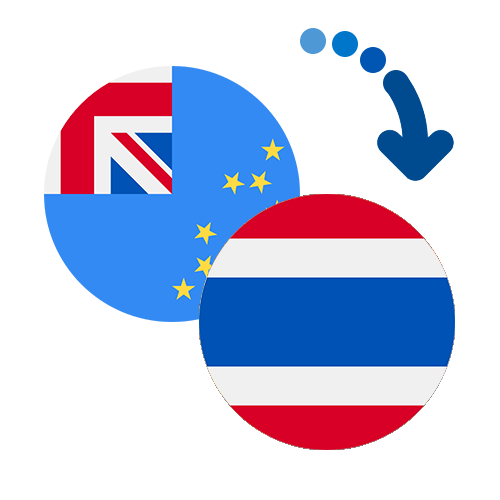 Wie kann man online Geld von Tuvalu nach Thailand senden?